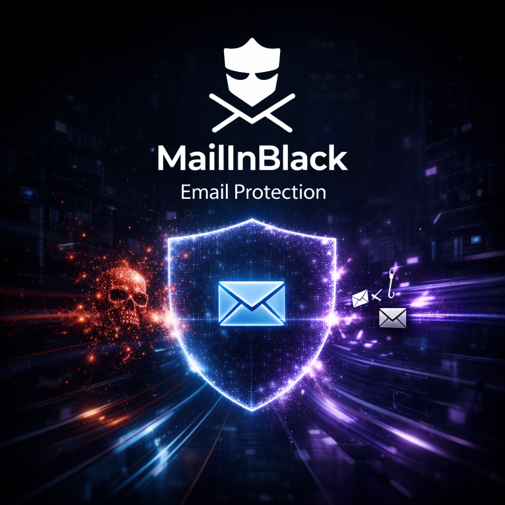Mail in black - Email protection - 12 mois
